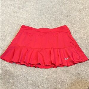 Nike Women's Red Tennis Skirt Small EUC